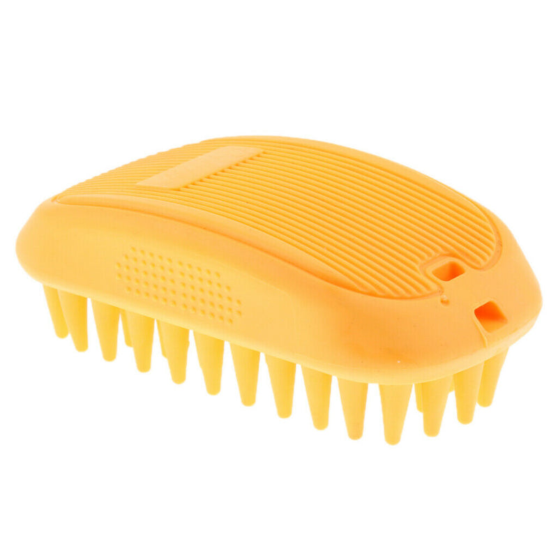 Pet Bath & Massage Brush, Dog Cat Super Soft Hair Removal Grooming Brush