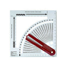 Knitting Gauge Converter Sweater Knitting Circular Weave Counting Frame RulS Ew