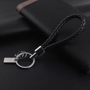 Fashion Men Leather Key Chain Ring Keyfob Car Keyring Keychain Creative Gift BX