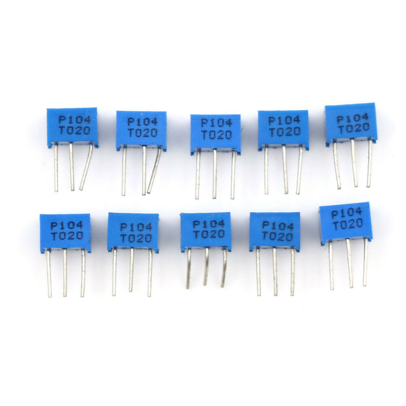 10PCS 3362P-104 100K Ohm 3362P Trimpot Trimmer Potentiometer BDSE