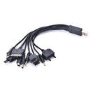 10in 1 USB Universal Multi-Function USB Charger Cable for Cell Phone  ZA Gw