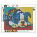 5D DIY Full Drill Diamond Painting Dog Cross Stitch Embroidery Kit Wall Art