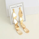 Fashion Metal Ladies Earrings Temperament Drop-Shaped Cascading Long Earrin