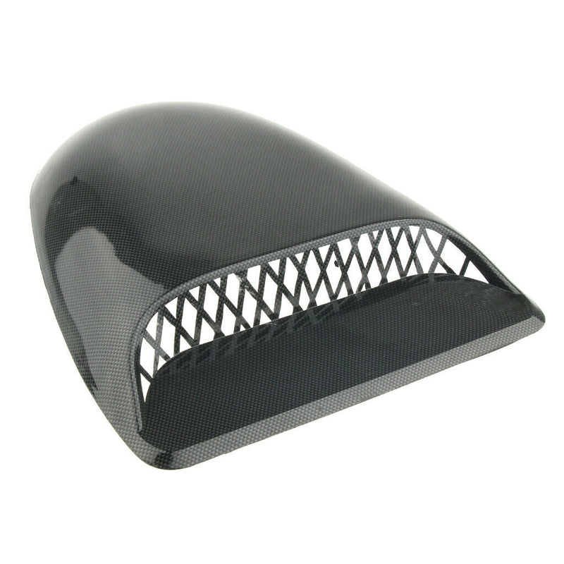 Auto Replacement Hood Air Intake Cover Trim Air Duct Vent Decor Frame Black