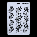 6x Layering Stencils  For Walls Painting Scrapbooking Embossing Paper A