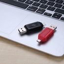 2 in 1 Multi-Function USB2.0 OTG Card Reader TF/SD Card Reader Adapter A