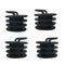 10x Black Scupper Bung Kayak Replacement Accessory Stopper Plug Deck Fittings