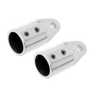 2 STU 316 Marine Stainless Steel Eye End Cap Bimini Top Fitting / Hardware 1 ''