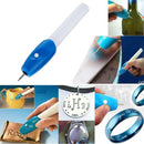 Electric Etching Engraving Carve Tool Steel Jewellery Engraver Pen Kit