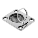 Stainless Steel Flush Pull Lift Ring Handle Fits for Boat Hatch Locker