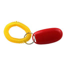 Dog Pet Click Clicker Training Obedience Agility Trainer Aid Wrist Strap F2N8