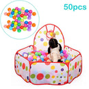 50pcs Ocean Wave Soft Balls Pool Outdoors Baby Toys+Ocean Ball Pit
