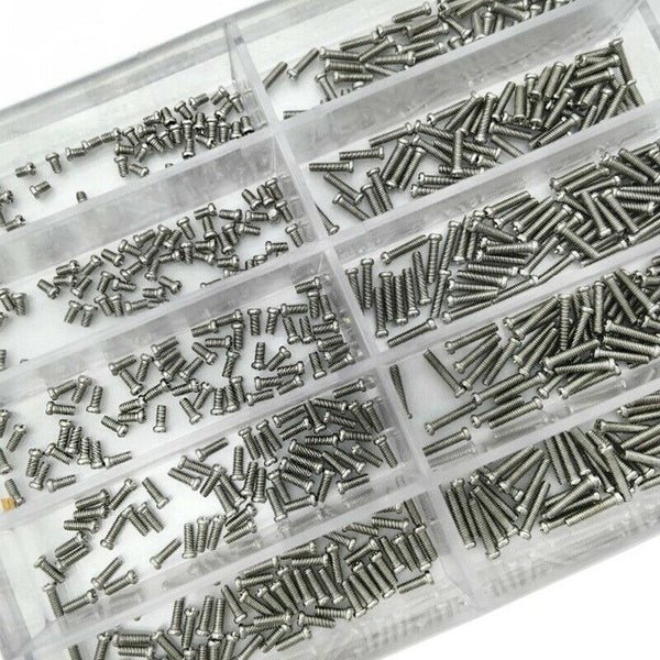 1.2Mm Stainless Steel Assorted Screws Watch Tools For Repairs Watch 10 Size C5J7