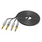 2 Pieces DIY 10ft 12 Gauge Hifi Speaker Cable