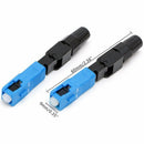 50 Pcs Embedded Sc Upc Fiber Optic Fast Connector Ftth Single-Mode Fiber Op