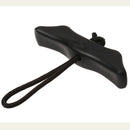 Durable Plastic Marine Boat Canoe Kayak Toggle Handle With Cord (Black)