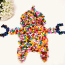 2000X DIY Mixed Color Mini Soft Fluffy Pom Poms Pompoms Ball 8mm forkids