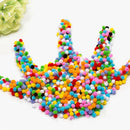 2000X DIY Mixed Color Mini Soft Fluffy Pom Poms Pompoms Ball 8mm forkids