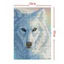 White Wolf King 5D Diamond Painting Embroidery DIY Cross Stitch Home Decor