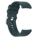 22mm Silicone Wrist Strap Band w/Buckle for Amazfit GTR 47mm (Dark Green) A