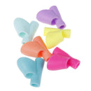 3pcs Pencil Grip Tool Soft Rubber Pen Topper For Kid Handwriting Aid Useful  BX