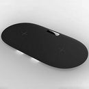 Dual Wireless Charging Pad,10W Qi Certified Fast Charger Two Phones Compati