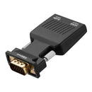 Video Converter HDMI To VGA Adapter Cable 1080P HDTV + Audio And USB Cable