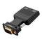 Video Converter HDMI To VGA Adapter Cable 1080P HDTV + Audio And USB Cable