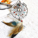 Dream Catcher with Feathers Bead Car Wall Hanging Decoration Ornament Craft Gift