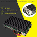 Enclosure Case Metal Shell Ultra Thin Aluminum Heatsink for Raspberry Pi 4B+