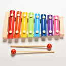 1-3 years old Baby Music Perception harp small Xylophone Eight Hand Knock toys!