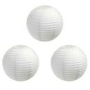8" Paper Lantern - White (3 pieces) K6J6