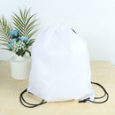Outdoor Sports Waterproof Drawstring Backpacks Storage Knapsack (White)