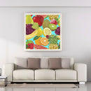 5D Kit Mosaic Art DIY Diamond Full Round Drill Painting Fruit Wall Decor