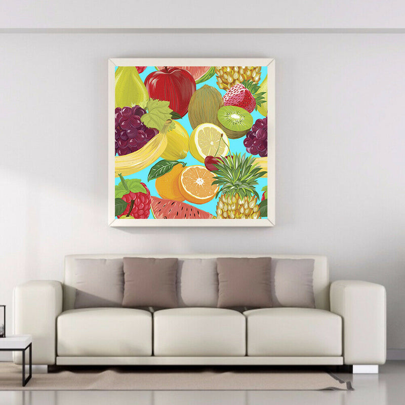 5D Kit Mosaic Art DIY Diamond Full Round Drill Painting Fruit Wall Decor