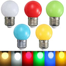 E27 1W Holiday Globe Lamp Replacement For Living Room Decoration White
