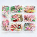 1Box Real Dried Leaf Flowers Plant Herbarium Jewelry Craft Home Decor newly