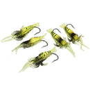 5pcs/lot Shrimp Fishing Lures Artificial Soft Insect Bait Silicone Ba_