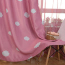 100x250cm Clouds Design Door Window Curtain Screen Sheer Voile Drapes Pink