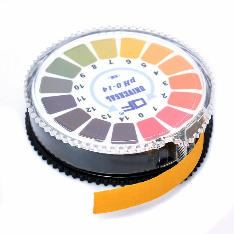 5M PH Test Strips Tester Urine Saliva Test Paper Roll Full Range 0-14