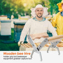 Wood Handle Bee Hive Frame Holder Beekeeper Equipment Grabber Capture Tool