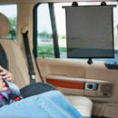 2 Pcs Car Side Window Baby Sun Shade Retractable Shield Cover Roll Curtain Visor