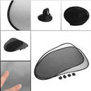 2PC Car Sun Shade Cover Side Rear Window UV Protection Sunshade Shield Accessory