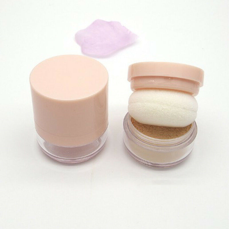 5G Mineral Face Powder Case Women Cosmetic Glitters Eyeshadow Box W/ Clear Lid