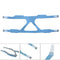 1Pcs Universal blue CPAP headgear replacement for respironics resmed straps BX