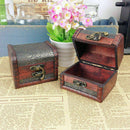 Retro Wooden Organizer Holder Jewelry Storage Case Trinket X7A9 Box Chest O1P5