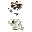 24 Pcs French Lever Back Earrings Blanks fit 12mm Cabochons Earring Findings