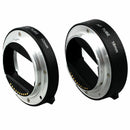 Black Metal AF Auto-focus Macro Extension Tube Set 10mm&16mm for Sony NEX E H7U7