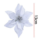 10Pcs Sequins Flowers, No Artificial Flowers Tree Ornament Christmas Home D Q1R9