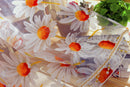 1Mx2M Sunflower Voile Window Burnt-Out Curtain Panel Sheer Drapes Valance
